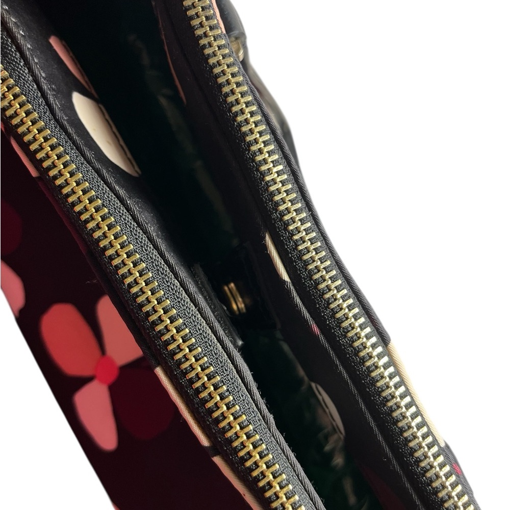 Kate Spade Black Tote with Floral Accents - Picture 3 of 6